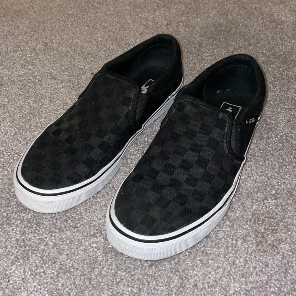 Asher Vans Size 9, Black/White